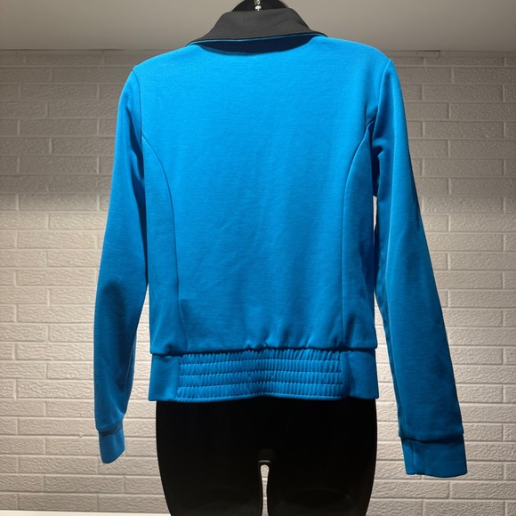 Lauren Active Ralph Lauren Track Jacket Full Zip Blue Black Womens‎ XS - Picture 3 of 5